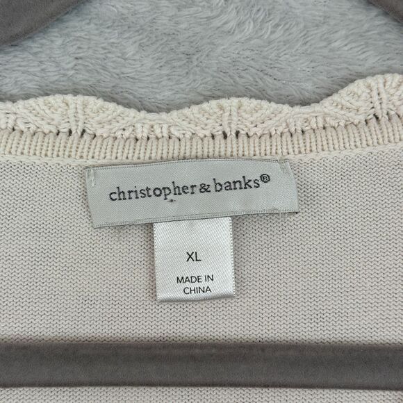 Vtg Crochet Cardigan Sweater Women XL Blush Pink Cottage Coquette Gilmore Granny - Picture 8 of 10